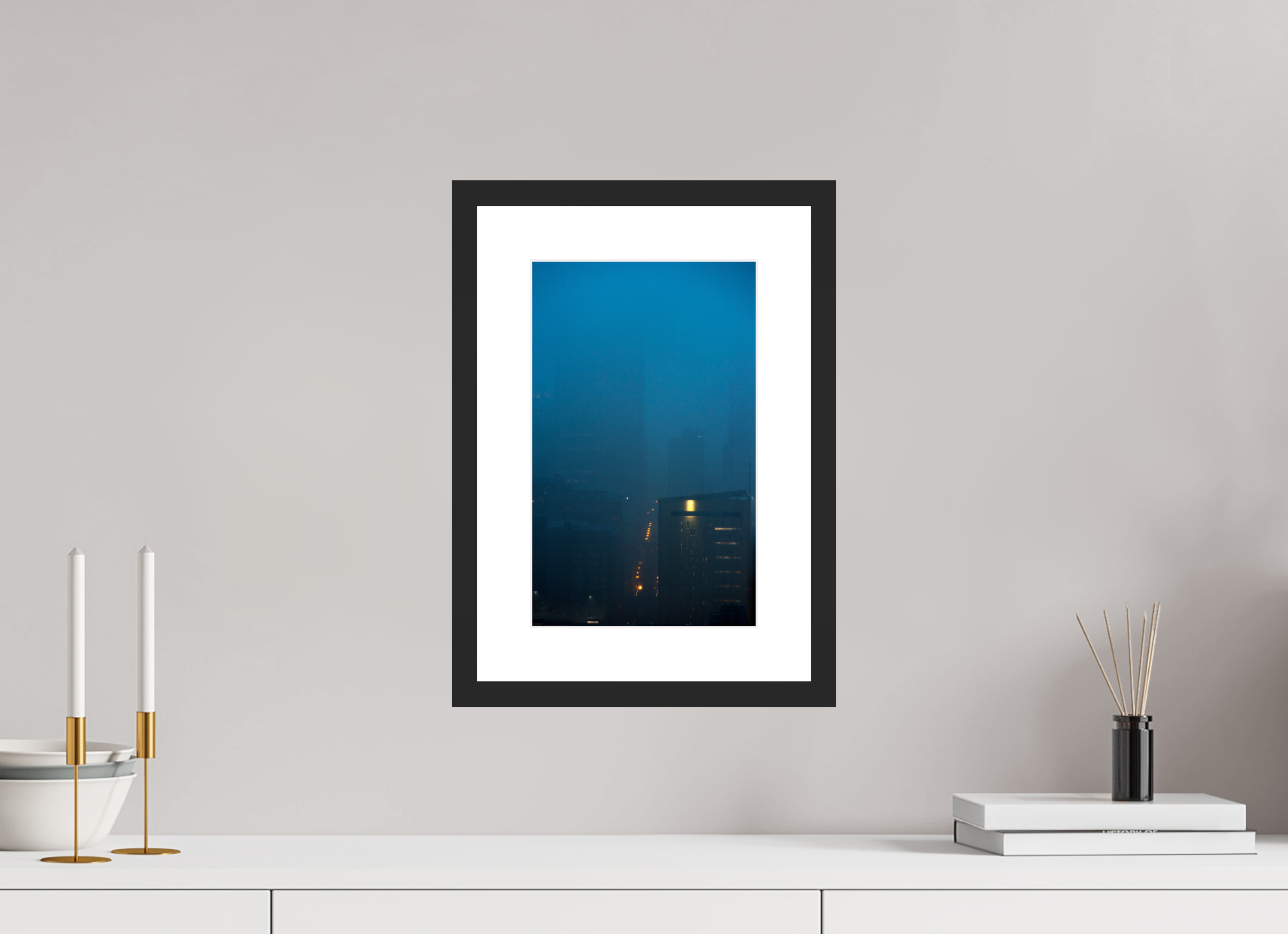 8 x 12.8″, Fuji Crystal Archive Print Framed (Black) "Prison"
