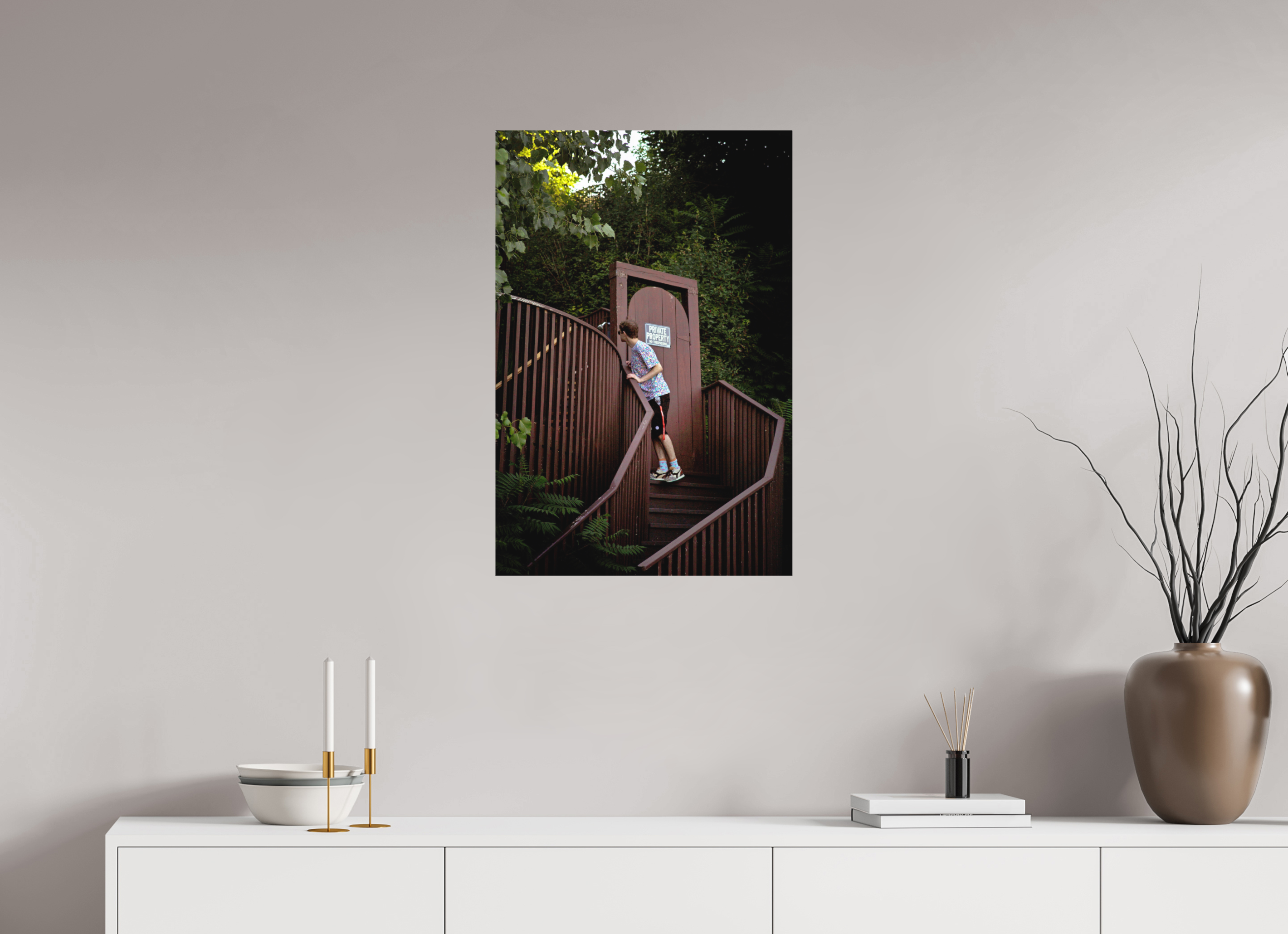 20 x 30″, Direct Print on Forex Private Property