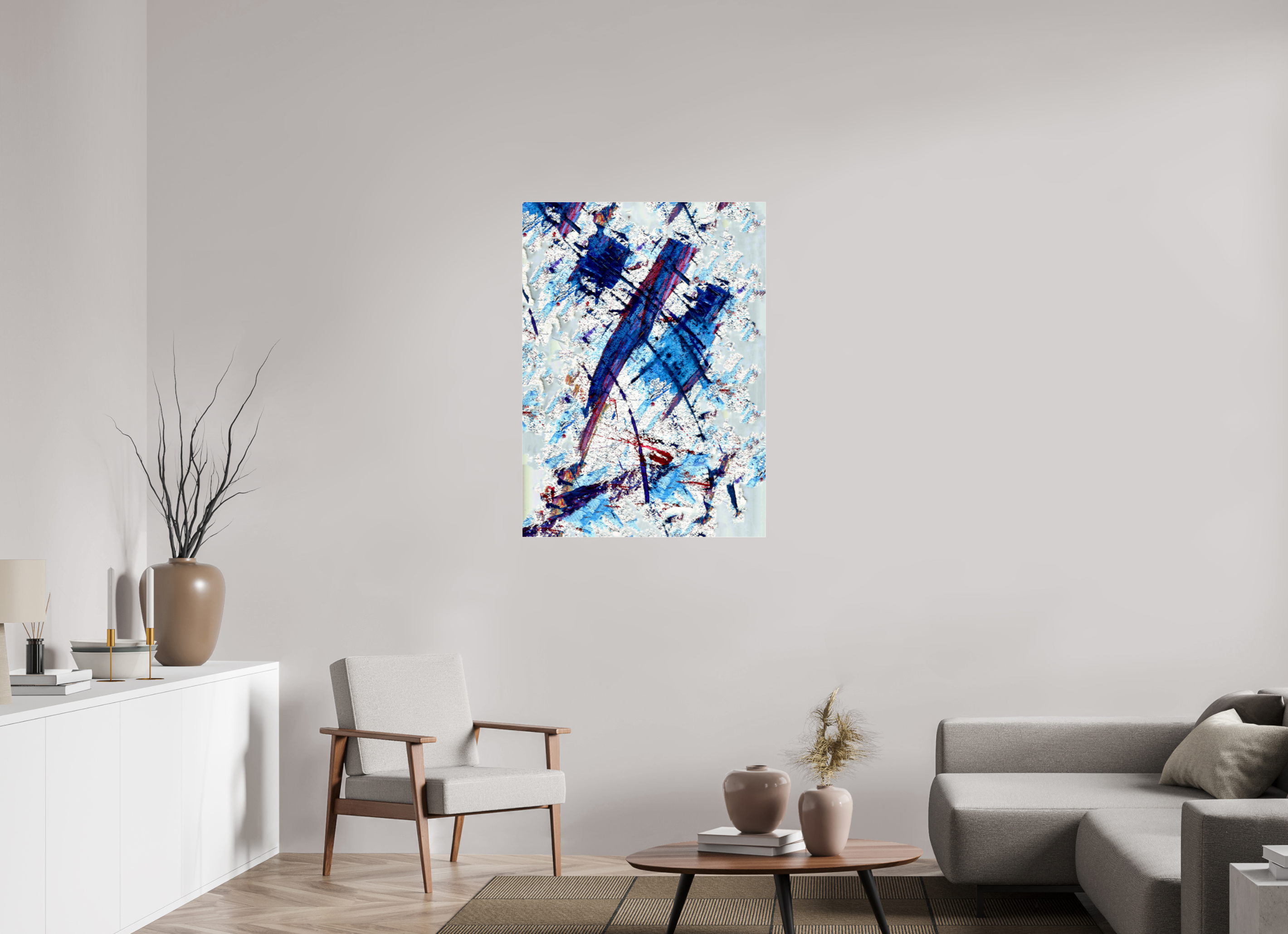 31 x 42.6″, Photo Print Under Acrylic Glass Blue Note