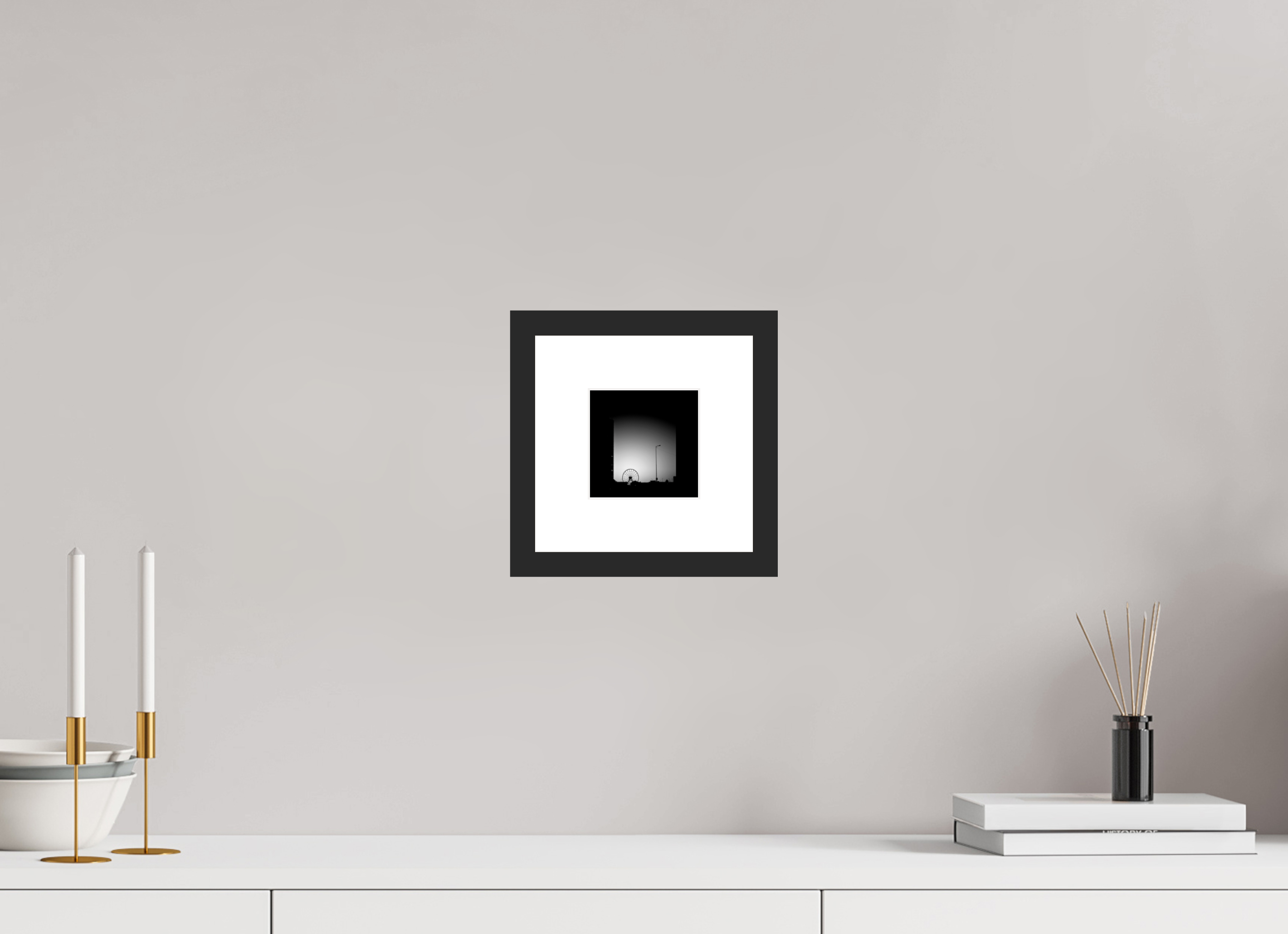 4.1 x 4″, Fuji Crystal Archive Print Framed (Black) Navy Pier