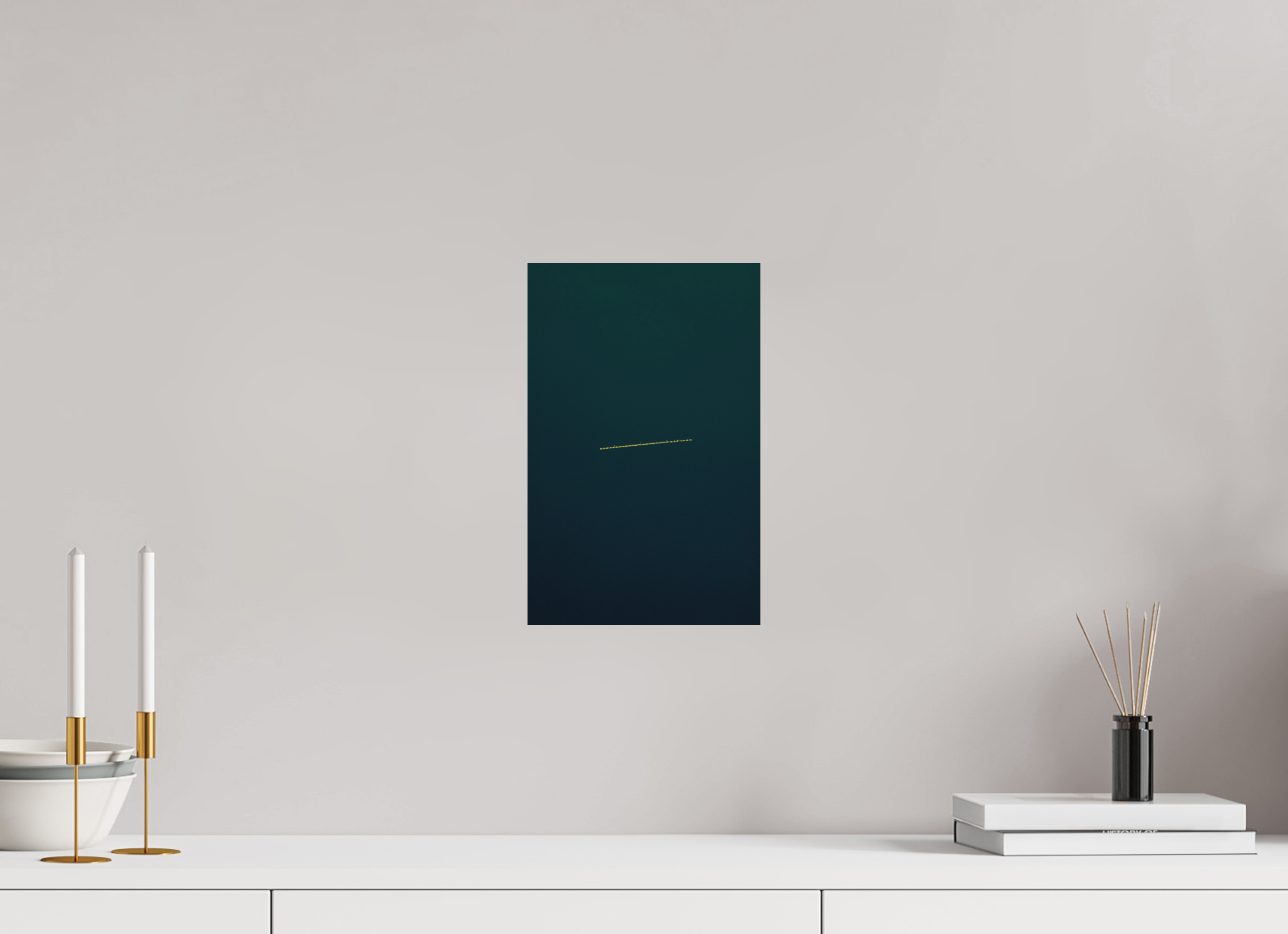 8 x 12.4″, Aluminum Dibond UFO