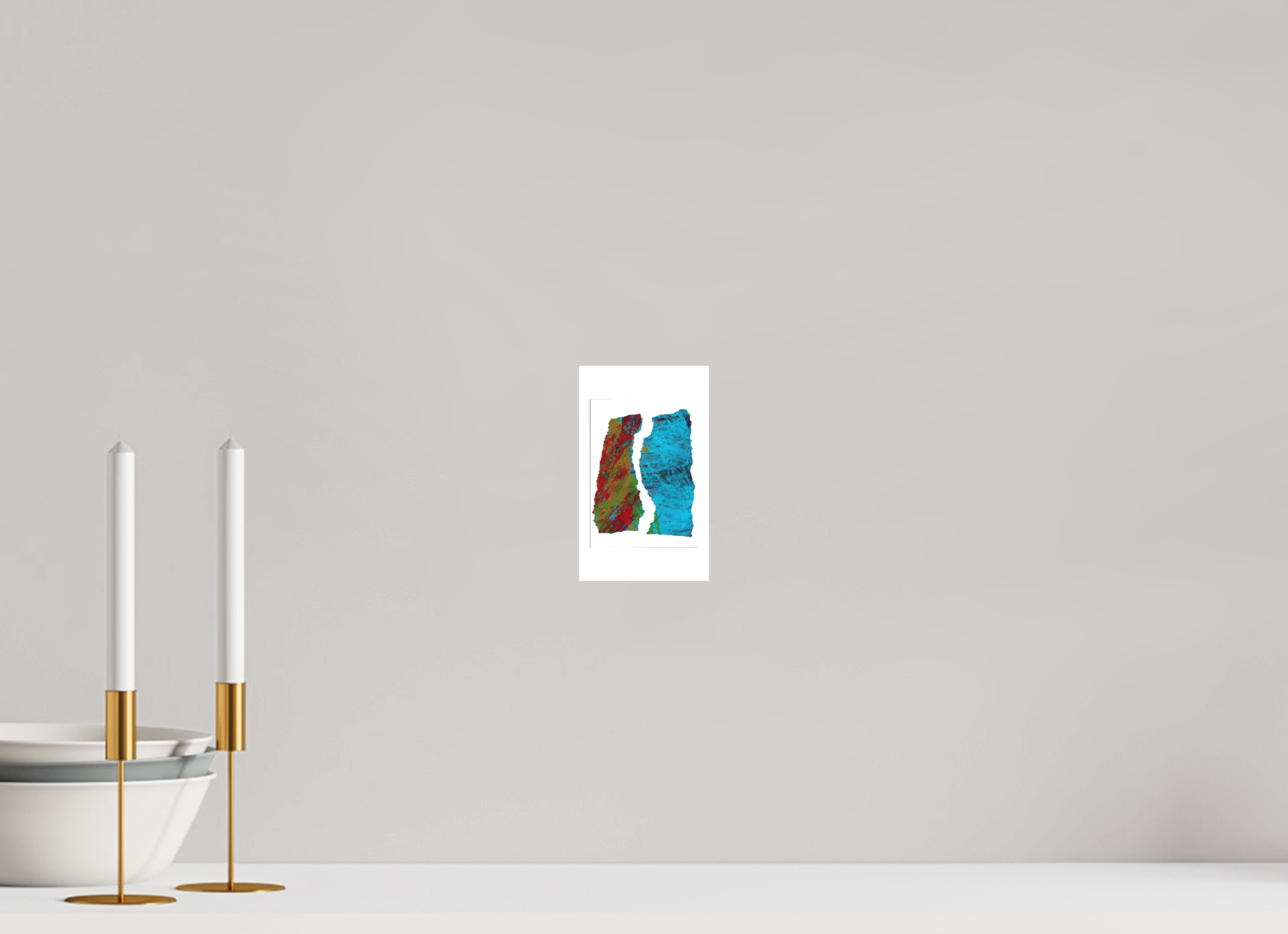 4 x 6.7″, Direct Print on Forex Earth & Water