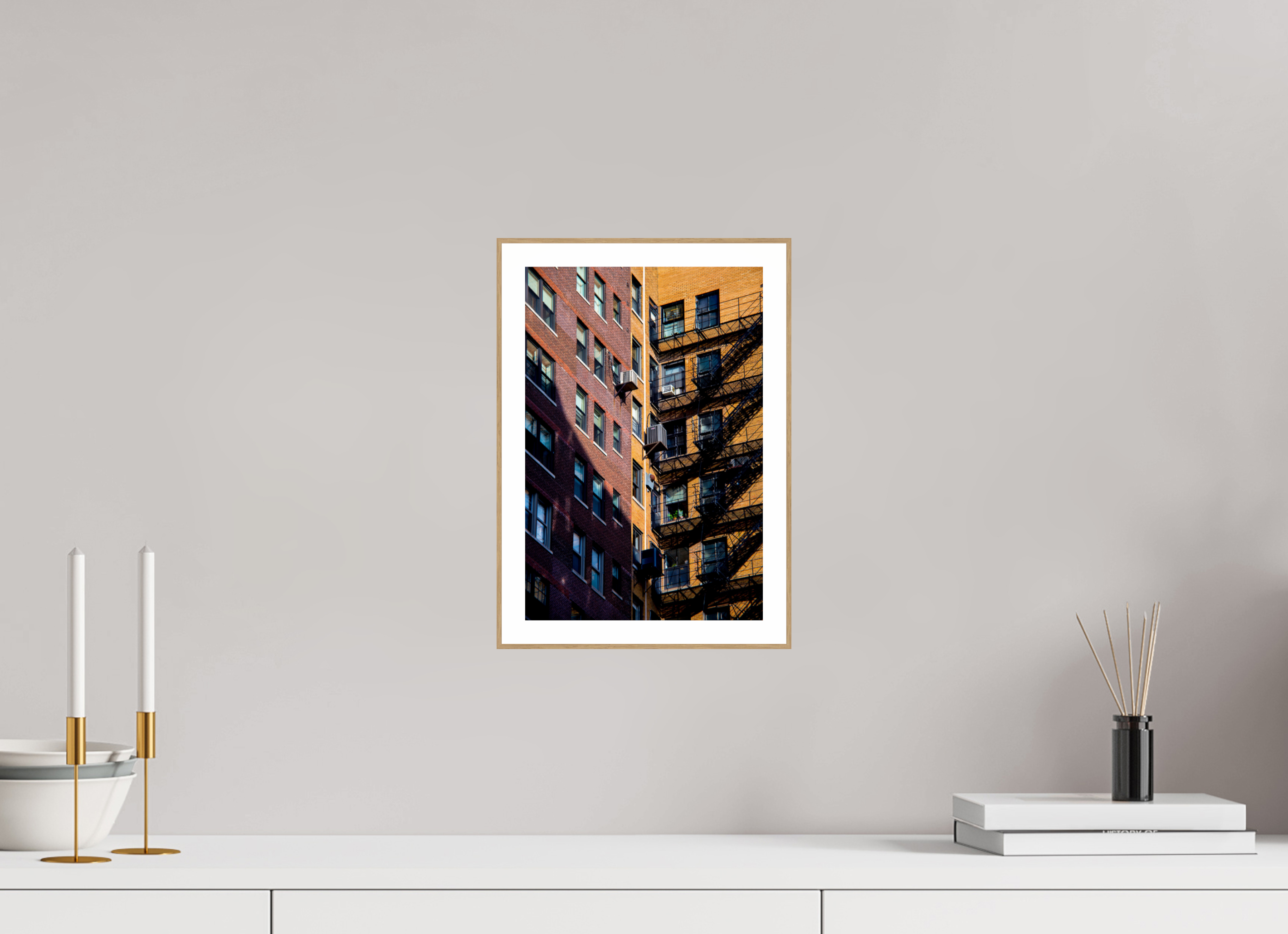 8 x 11.9″, Solid Wood ArtBox (Oak) City Escape