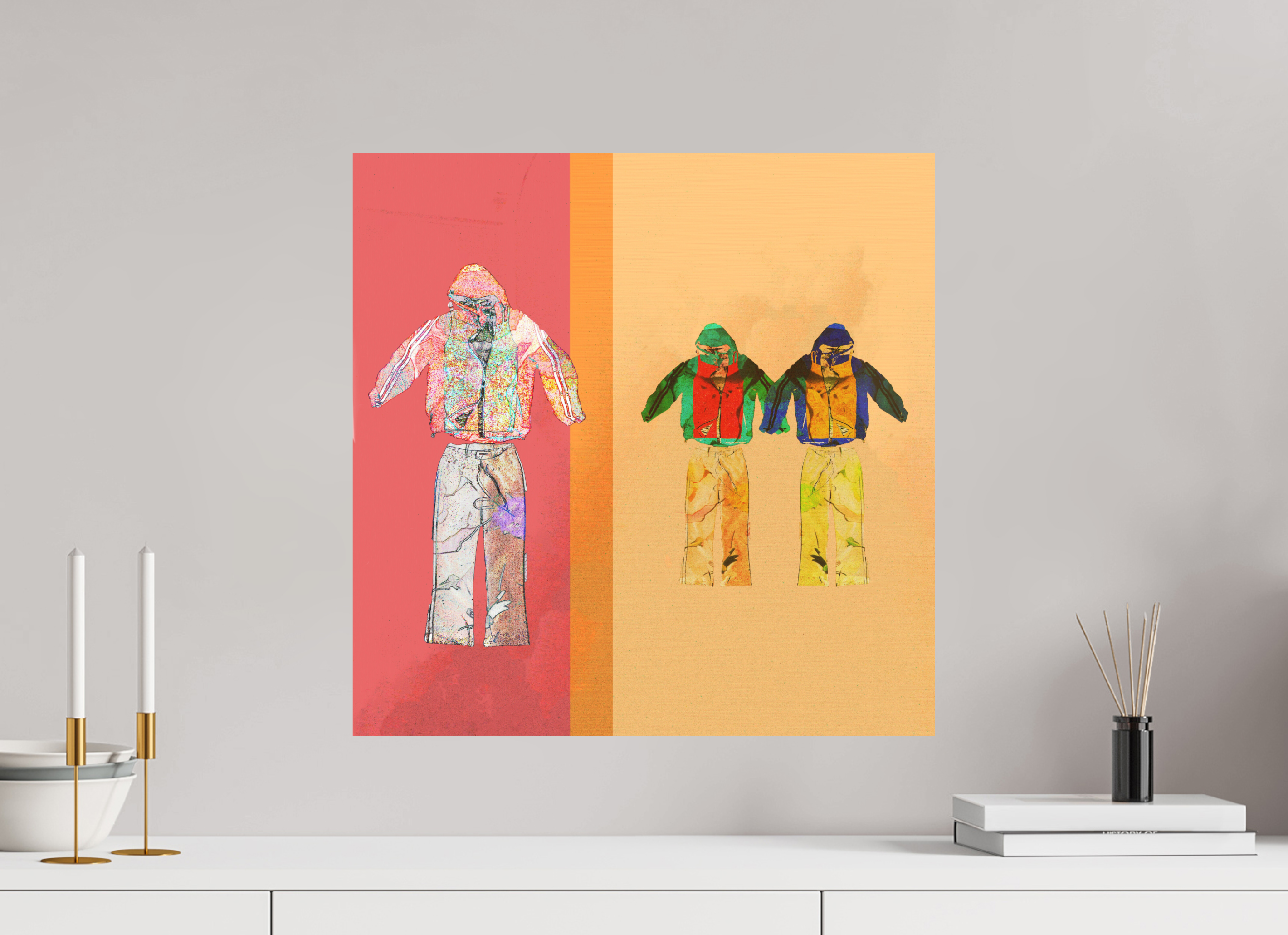 20 x 20″, Direct Print on Forex 006