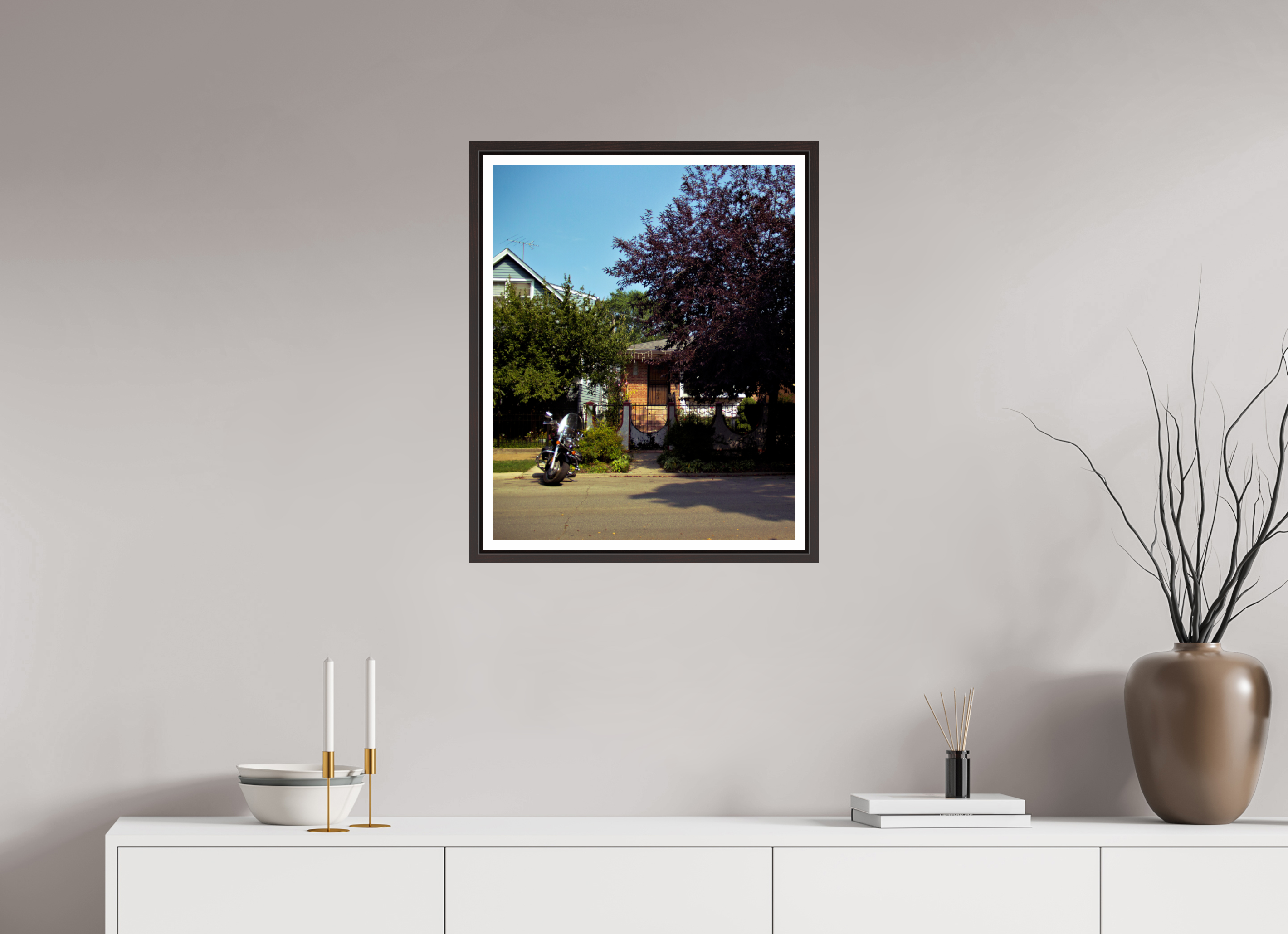 20 x 24.8″, Floater Frame (Alder Brown) Soft